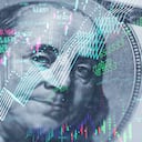 Concepto de inversión y finanzas dolar