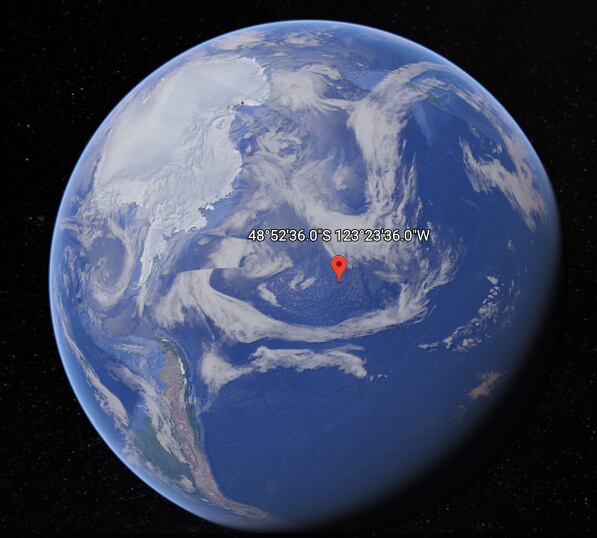 Coordenadas del punto Nemo