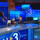 La presentadora se vio sorprendida por el emotivo momento.