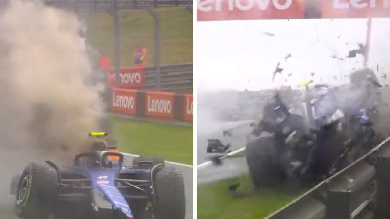 Accidente en al F1.