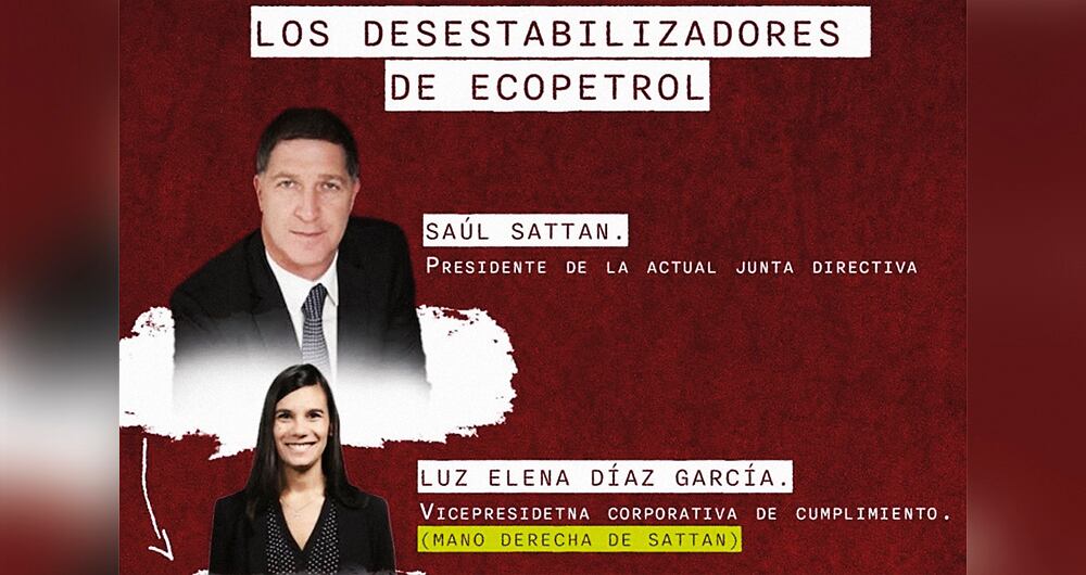 Funcionarios de Ecopetrol señalaron a Alberto José Vergara como el encargado de iniciar una campaña de desprestigio contra Saúl Kattan y Luz Elena Díaz.