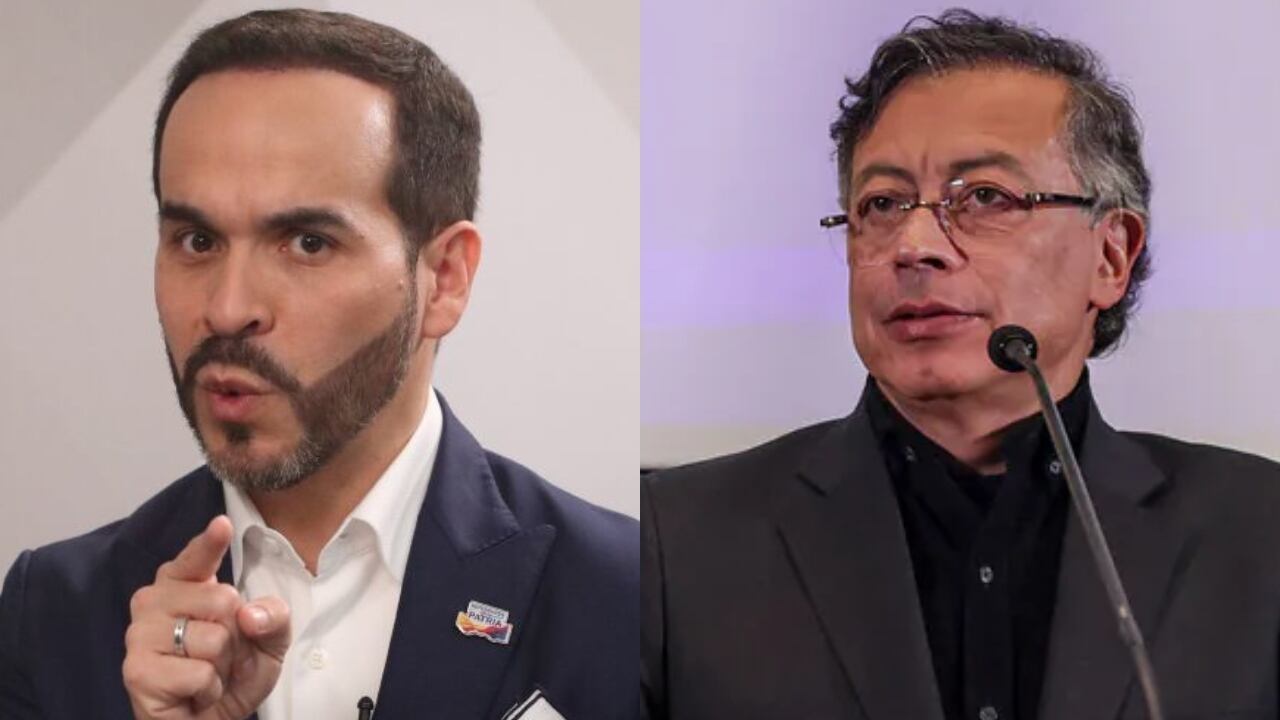Abelardo de la Espriella y el presidente Gustavo Petro.
