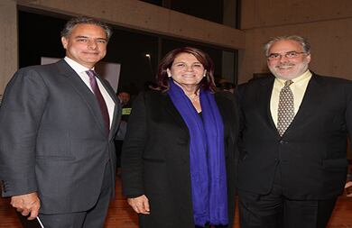 Carlos Alejandro Pérez, Cuqui Santo Domingo y Pablo Obregón.