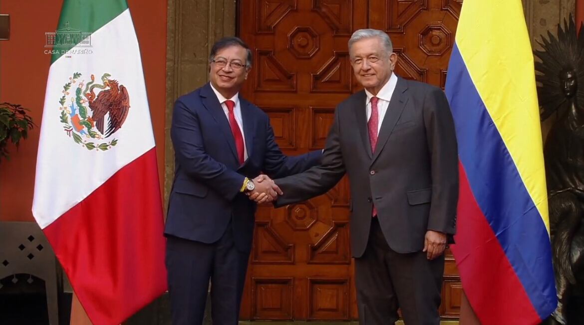 Presidente Gustavo Petro y Andrés Manuel López Obrador
