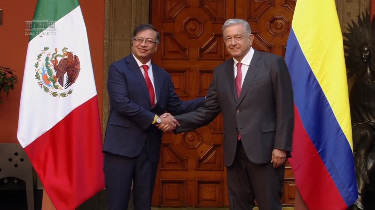 El presidente Gustavo Petro y su homólogo mexicano, Andrés Manuel López Obrador, ya se habían reunido en México en noviembre del 2022.