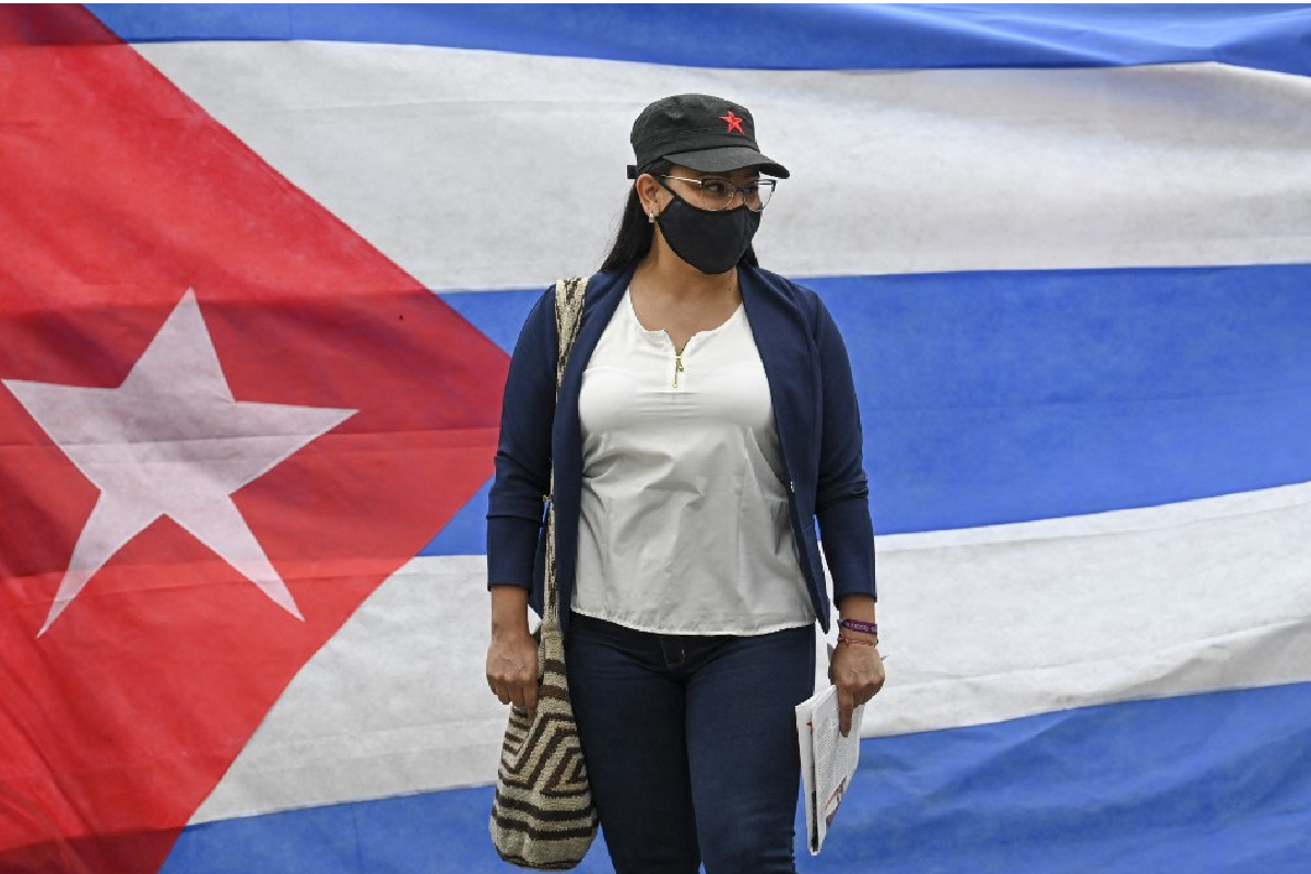 La manifestación se llevó a cabo este miércoles.