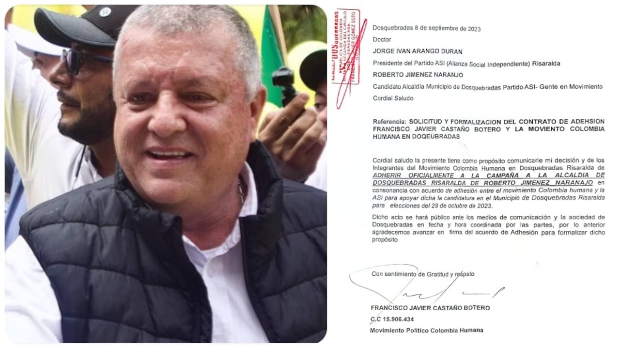 Roberto Jiménez Naranjo aspira a la alcaldía de Dosquebradas.