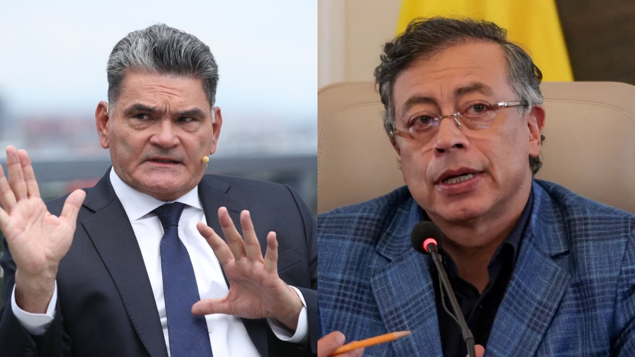 Procurador Gregorio Eljach y el presidente Gustavo Petro