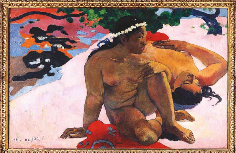 p ‘Are you jeaolous’, de Paul Gauguin, hace parte de las 130 obras que estarán en París hasta el 20 de febrero del próximo año.