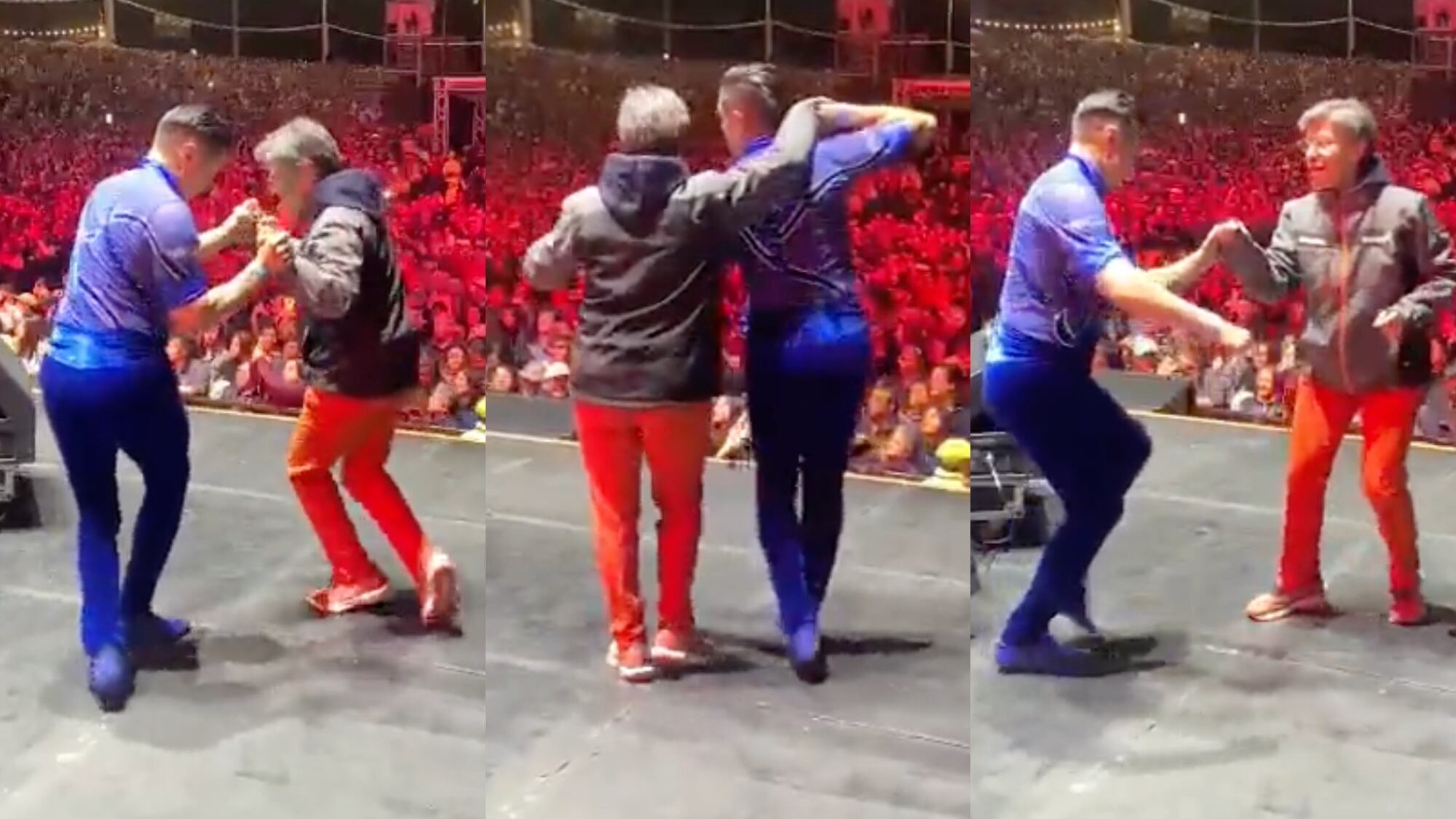 El baile de Claudia López en Salsa al Parque.