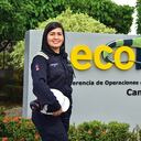 Leydi Álvarez Roa, técnica de producción de la Coordinación de Producción y Plantas de Cusiana, en Tauramena, Casanare.