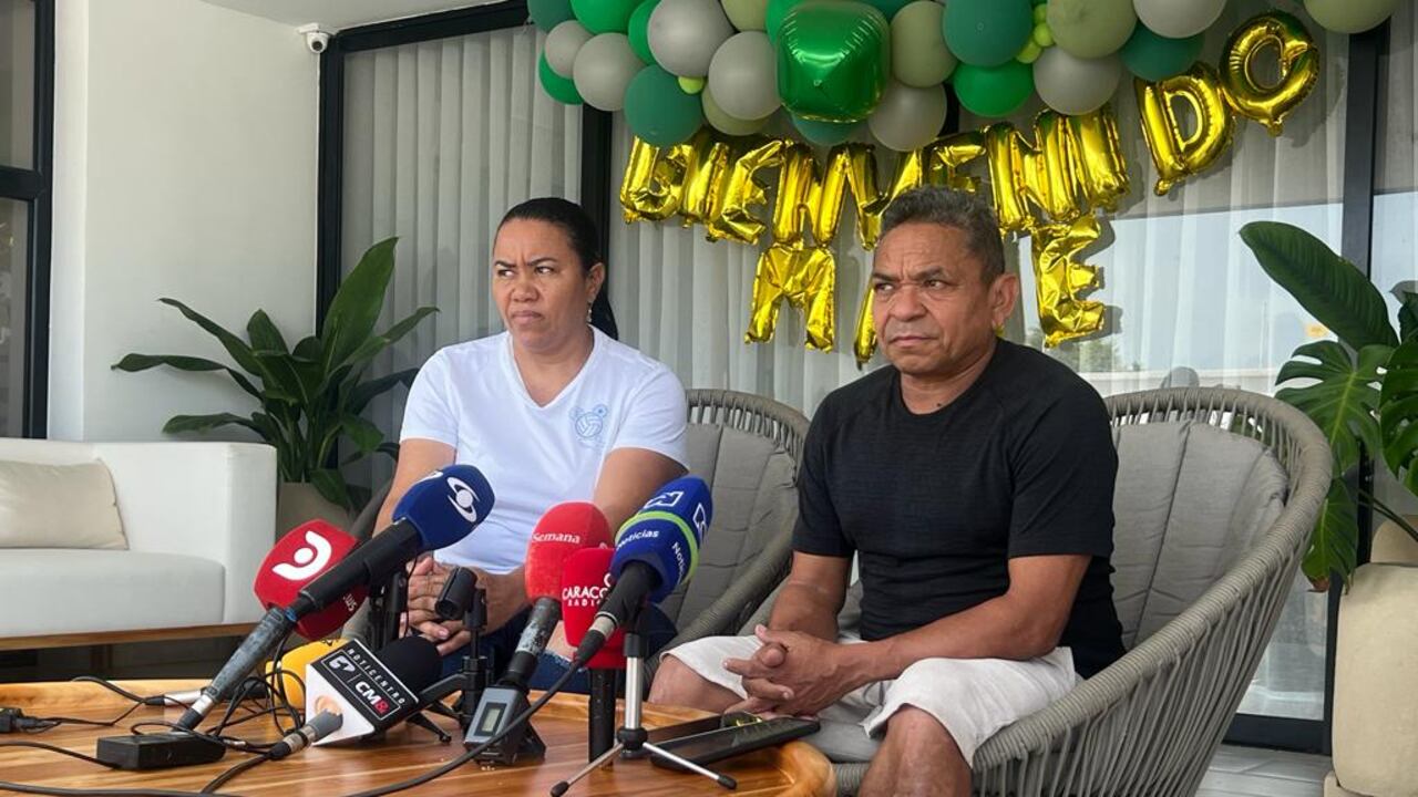 Rueda prensa Luis Manuel Díaz el padre de Lucho Díaz