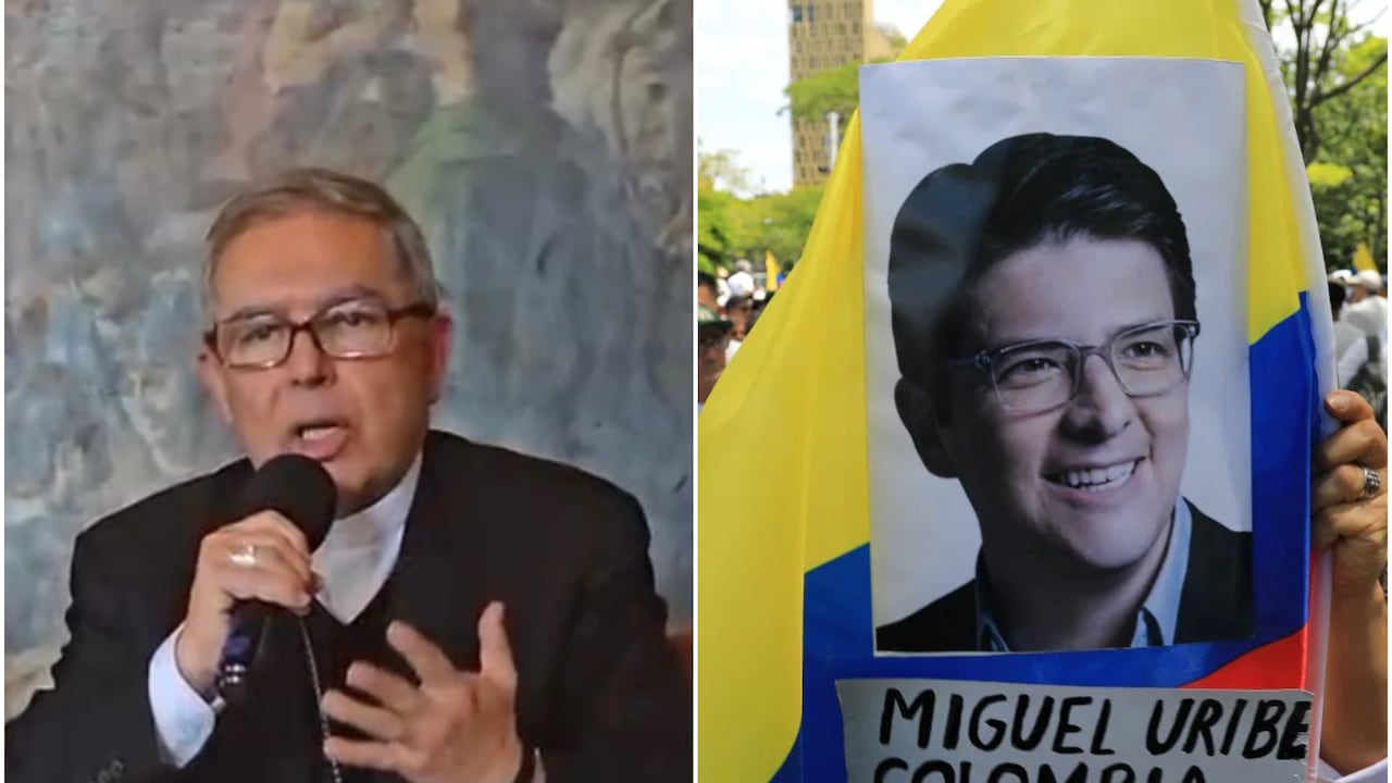 Cardenal Luis José Rueda y Miguel Uribe Turbay