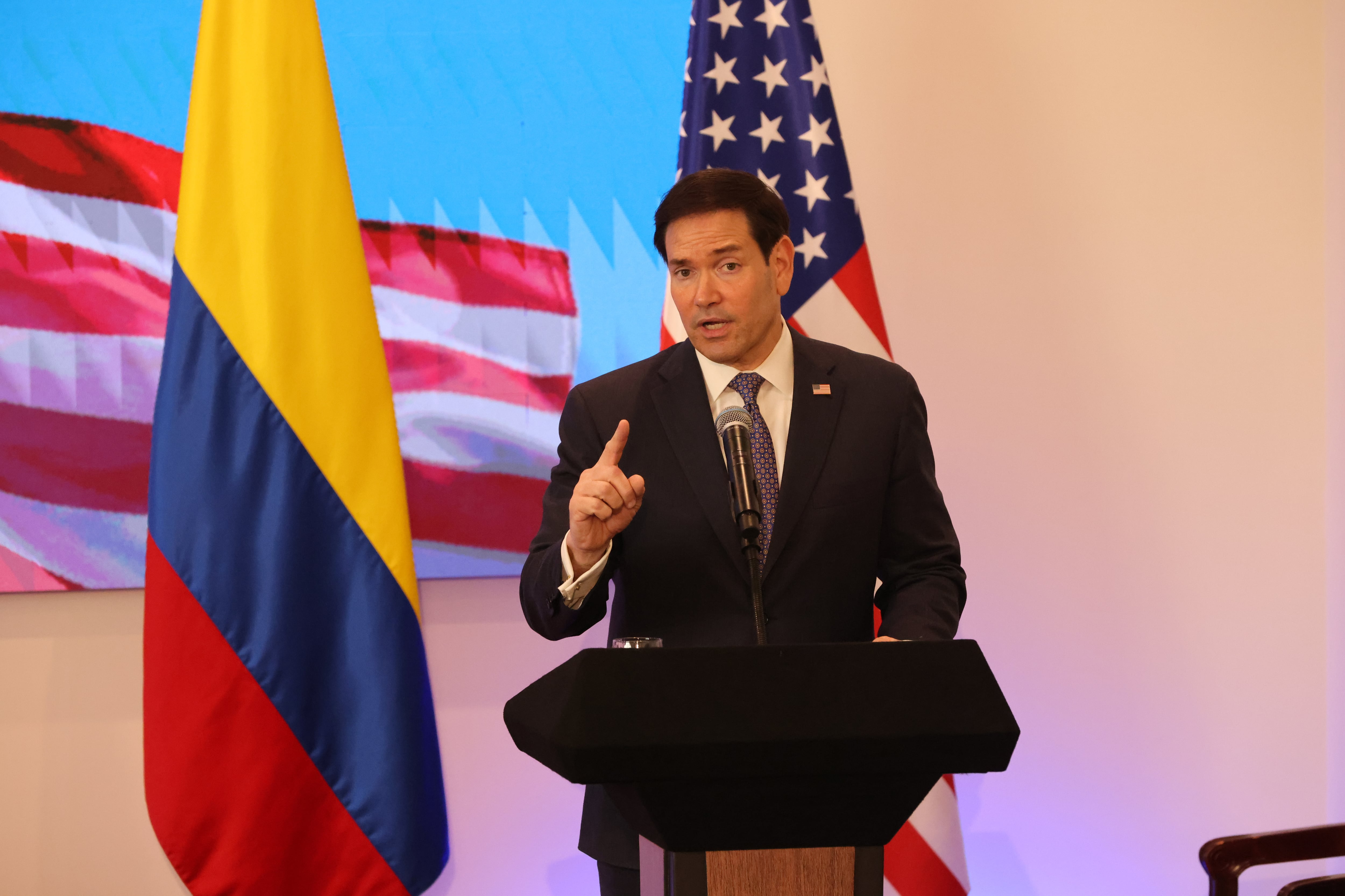 Visita de Marco Rubio a Colombia