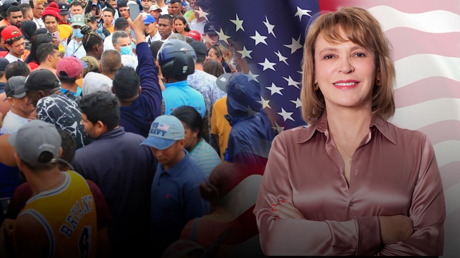 ¿Qué opina María Isabel? El caos migratorio en la frontera de Estados Unidos