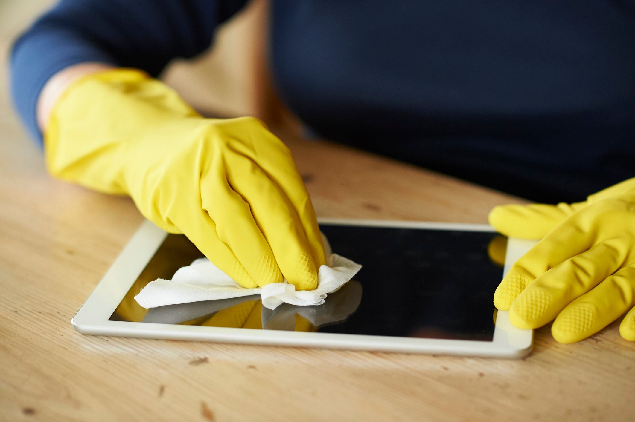 Limpieza de dispositivos electrónicos