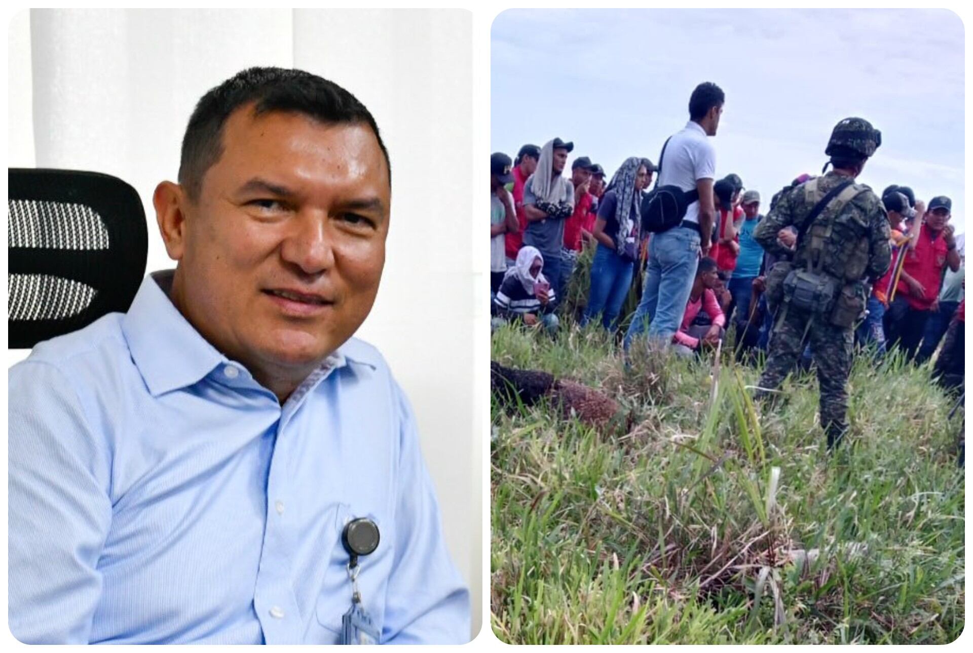 Alcalde San José del Guaviare, Willy Alejandro Rodríguez, se dirige a la zona donde se encuentran secuestrados 98 soldados a dialogar con la comunidad.