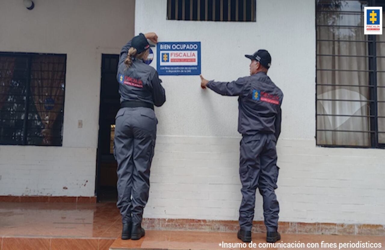 Fiscalía ocupó con fines de extinción de dominio 14 bienes de Gustavo Adolfo Vega Archibold