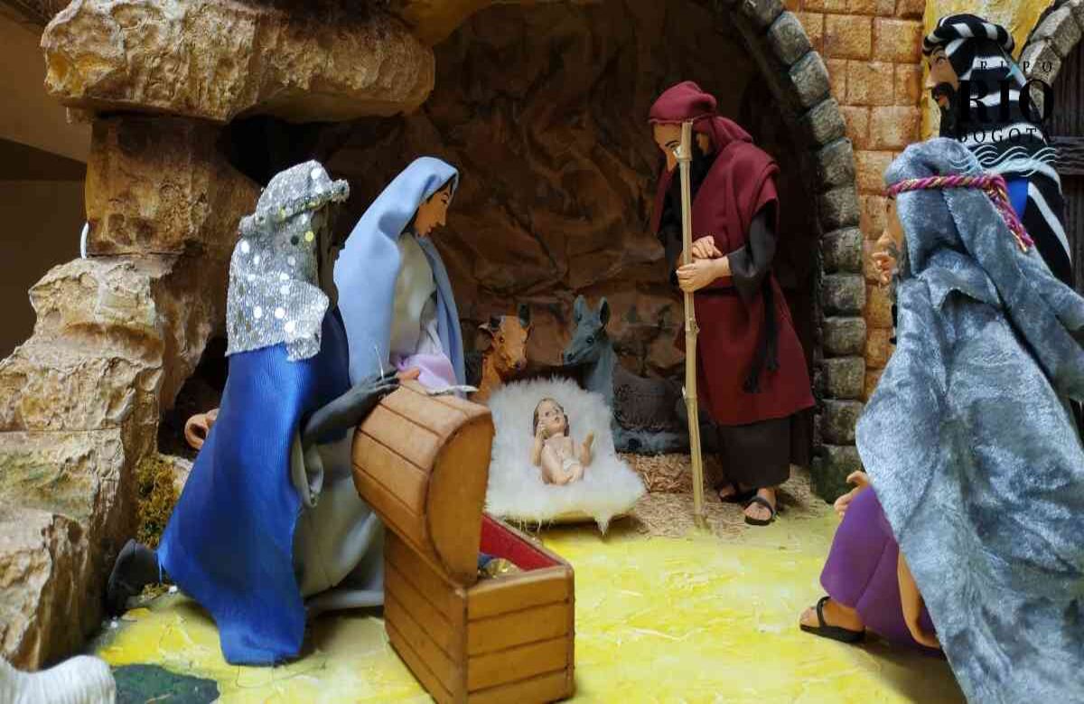 La Gobernación de Cundinamarca busca incentivar la elaboración de pesebres con materiales reutilizables. Foto: Jhon Barros.