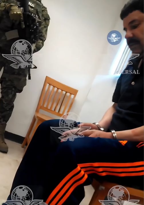 Imágenes grabadas del Chapo Guzmán, publicadas por El Universal