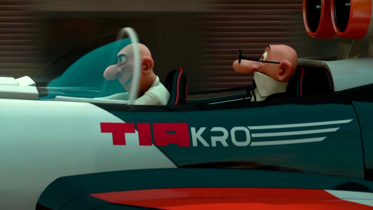 Escena de la película de Mortadelo y Filemón