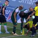 Línea fue agredido durante el Deportivo Cali - Atlético Nacional.