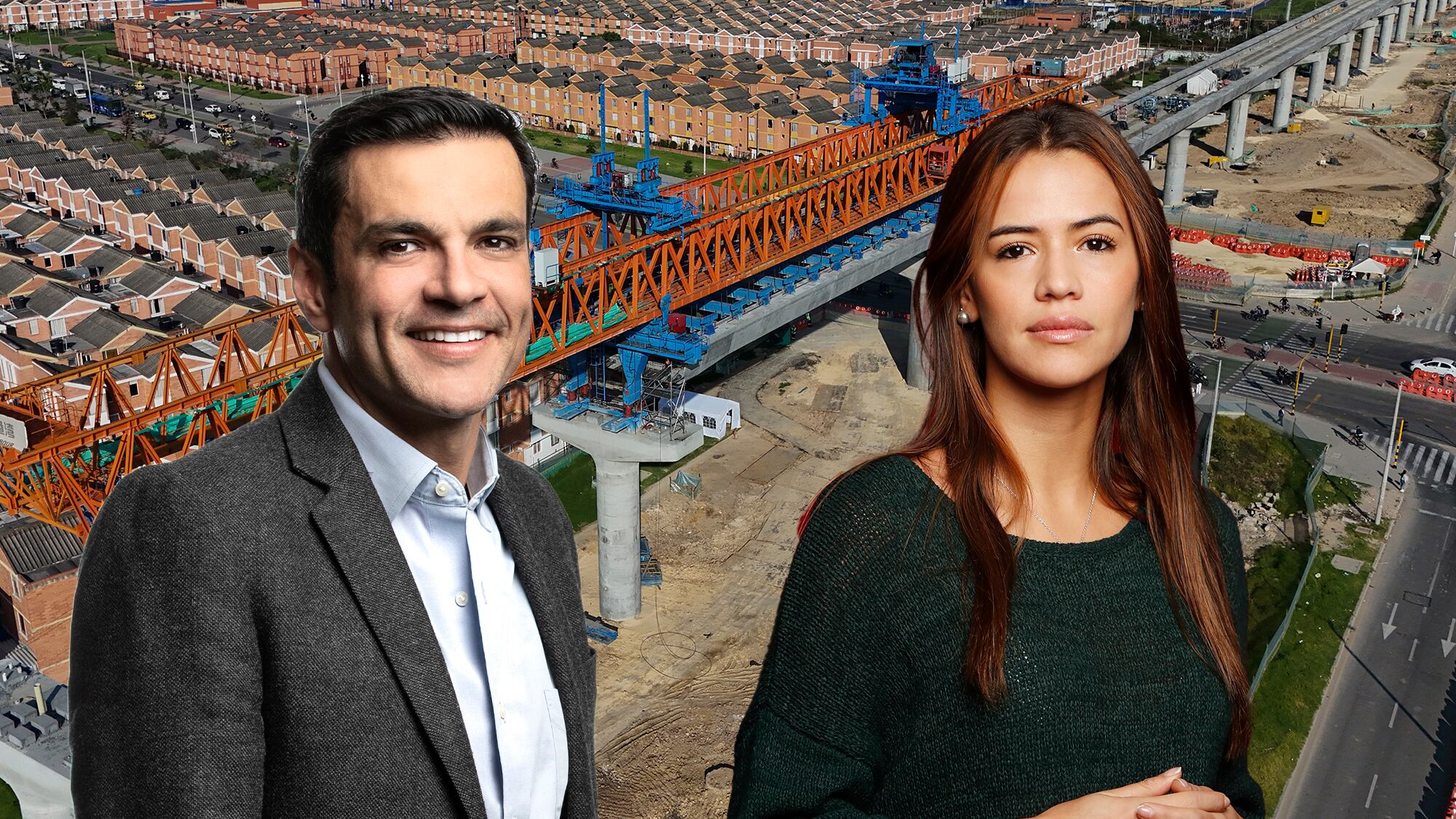 Juan Diego Alvira, Maria Fernanda Carrascal Metro Bogota