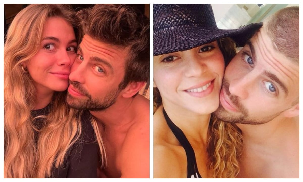 Piqué y Shakira ya se habían tomado la misma foto que publicó con Clara Chía