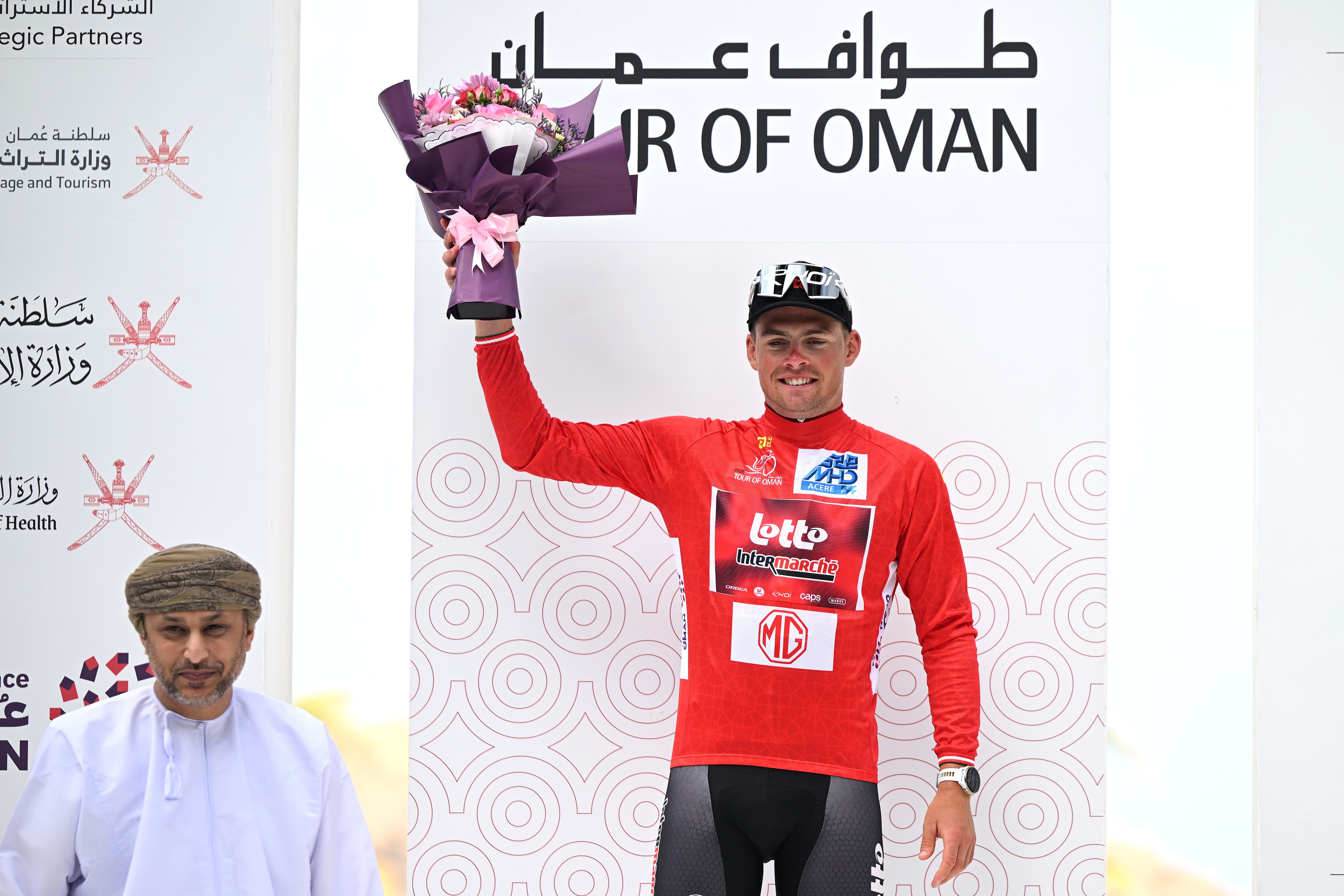 Baptiste Veistroffer, nuevo líder del Tour de Omán tras la etapa 2.