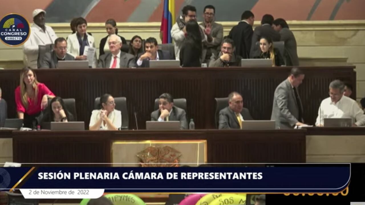 Reforma tributaria. Debate en la Cámara de Representantes.