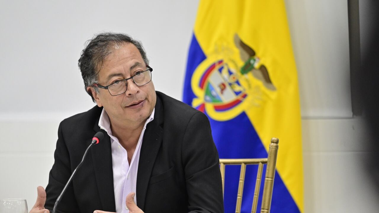 El presidente Gustavo Petro