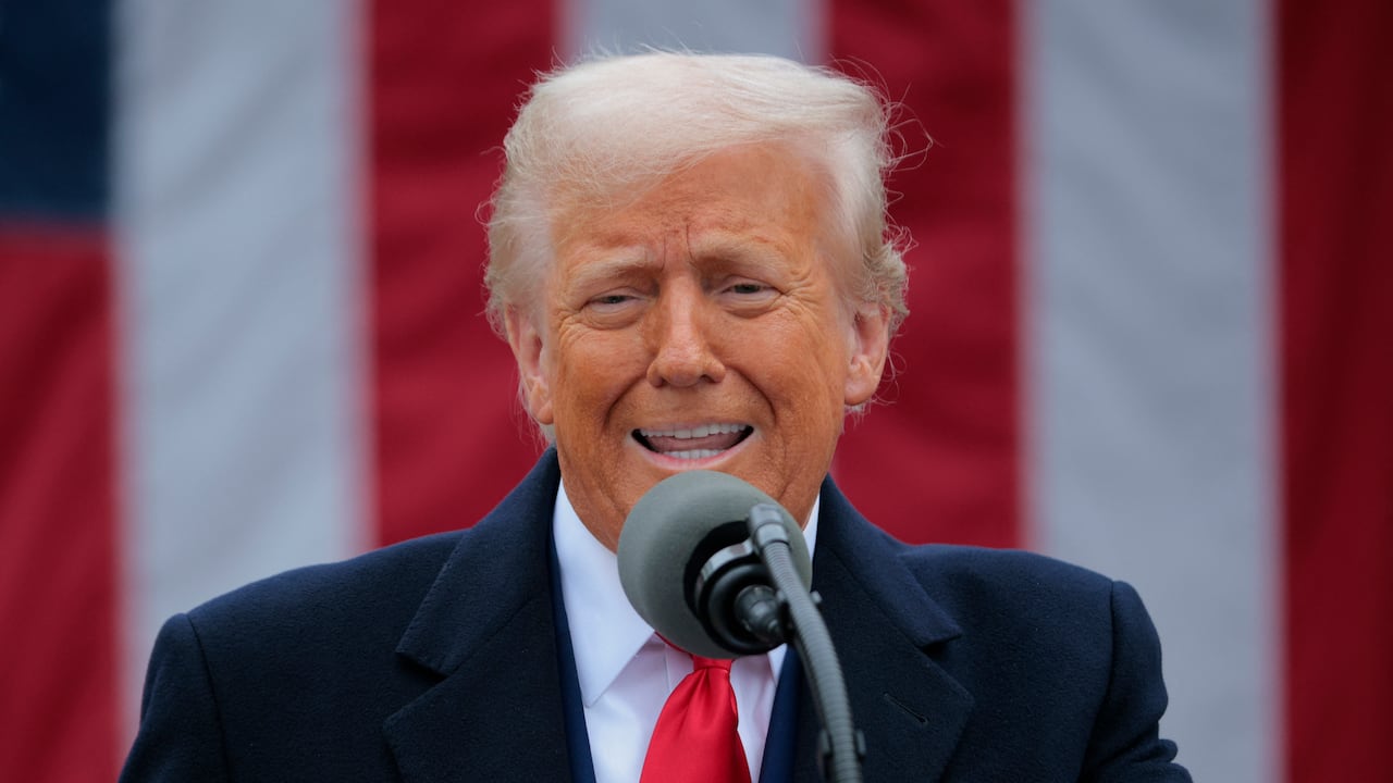 Trump habló de las nuevas medidas arancelarias desde el Jardín de Rosas en la Casa Blanca.