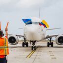 Vuelo inaugural de la nueva ruta de Wingo entre Cali y Aruba