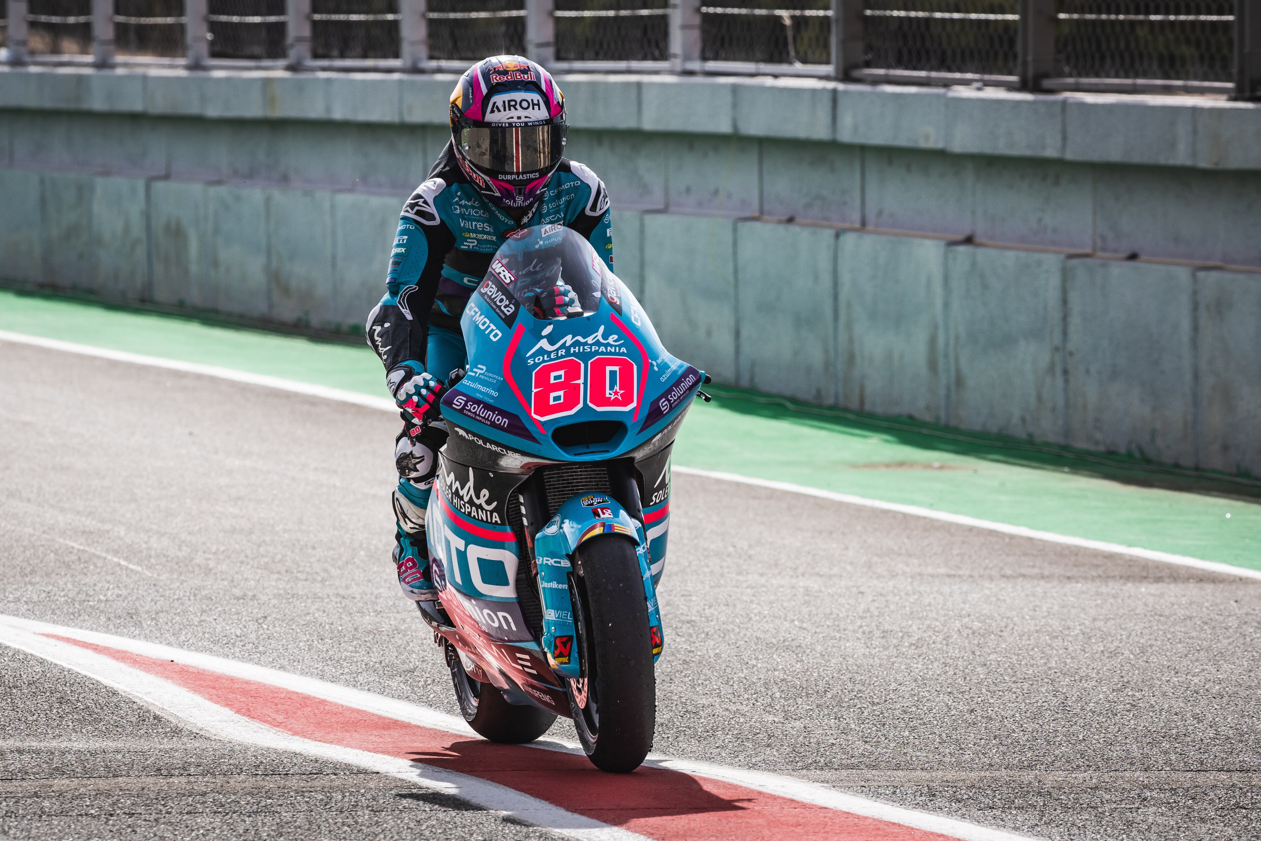 David Alonso en el Gran Premio de Valencia.