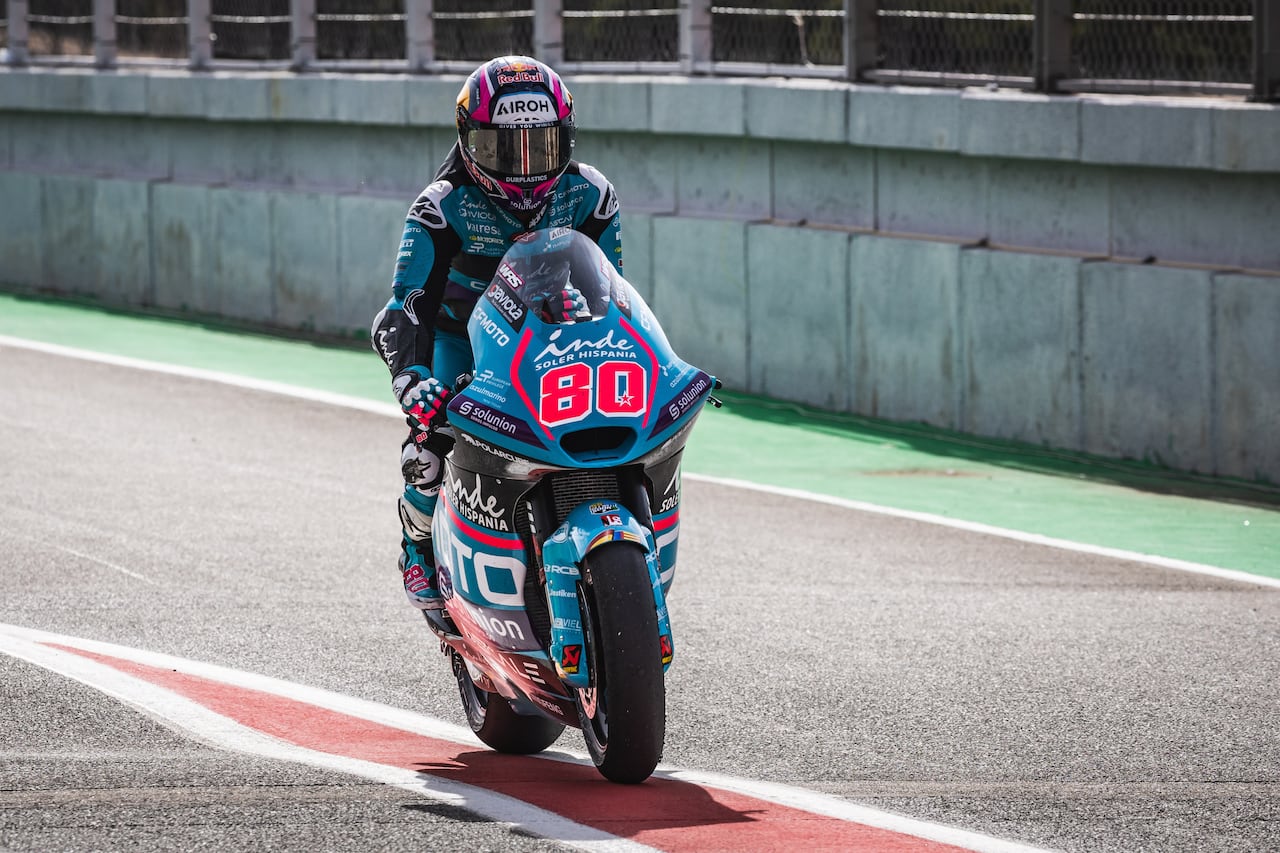 David Alonso en el Gran Premio de Valencia.