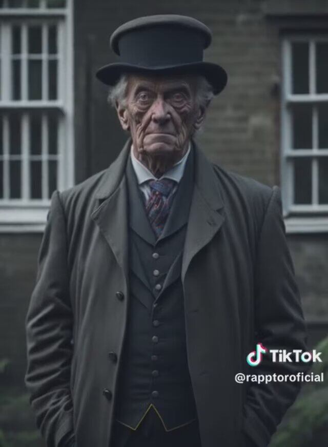 Ilustración creada por IA del príncipe Felipe de Edimburgo, suegro de Diana de Gales.