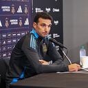 Lionel Scaloni, entrenador de la Selección Argentina
