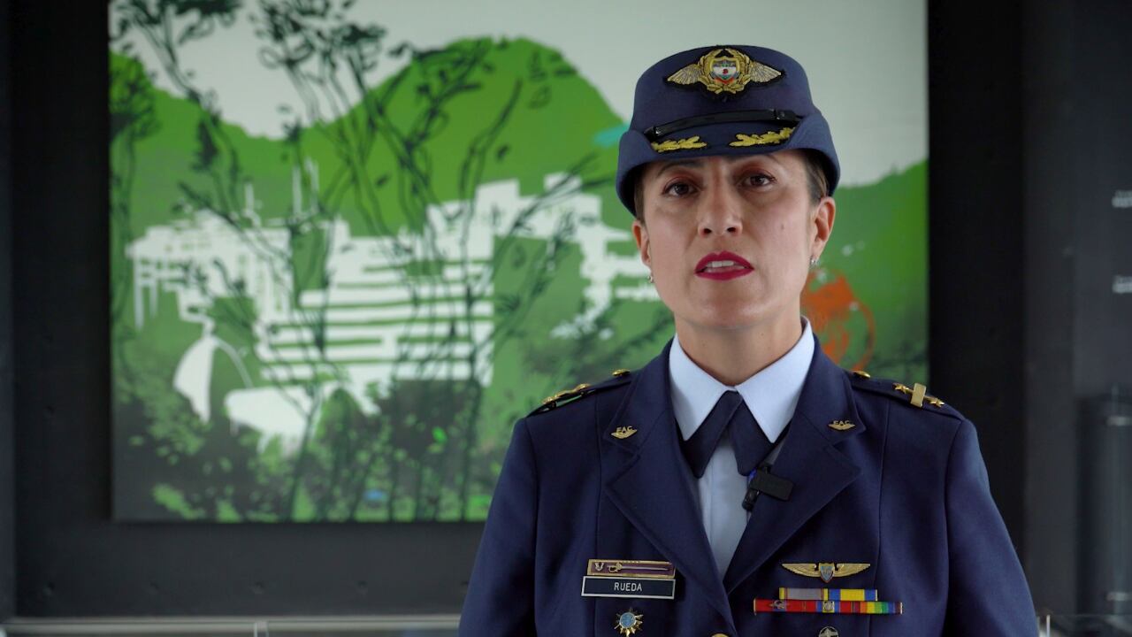 La teniente coronel Carolina Rueda, jefe de la Oficina de Pronósticos y Alertas del Ideam