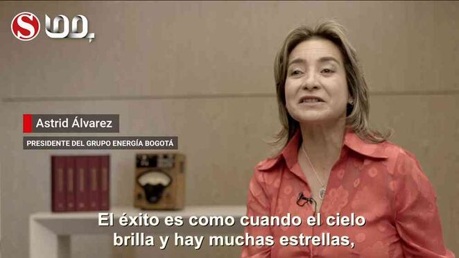 Astrid Álvarez, presidenta del Grupo Energía de Bogotá.