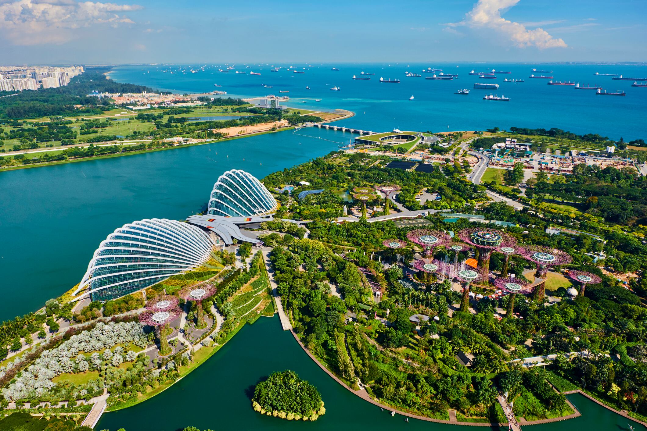 Singapore, Garden By the bay, Supertree Grove