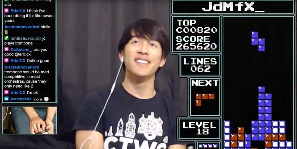 Joseph Saelee logró imponer un récord en Tetris.