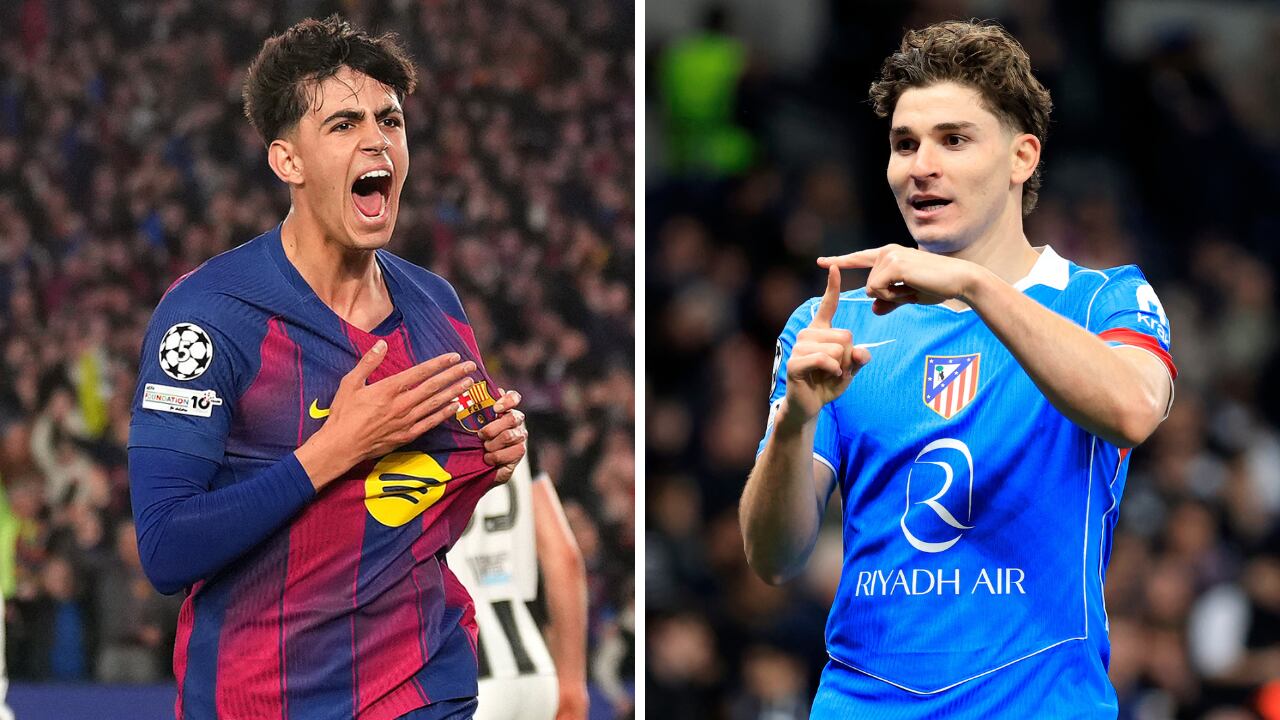Atlético de Madrid vs. Barcelona en cuartos de final de la Champions League.
