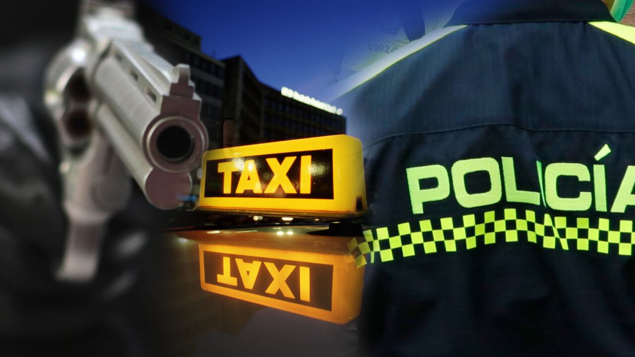 Policía fue apuñalado mientras frustraba el robo a un taxista en Bogotá