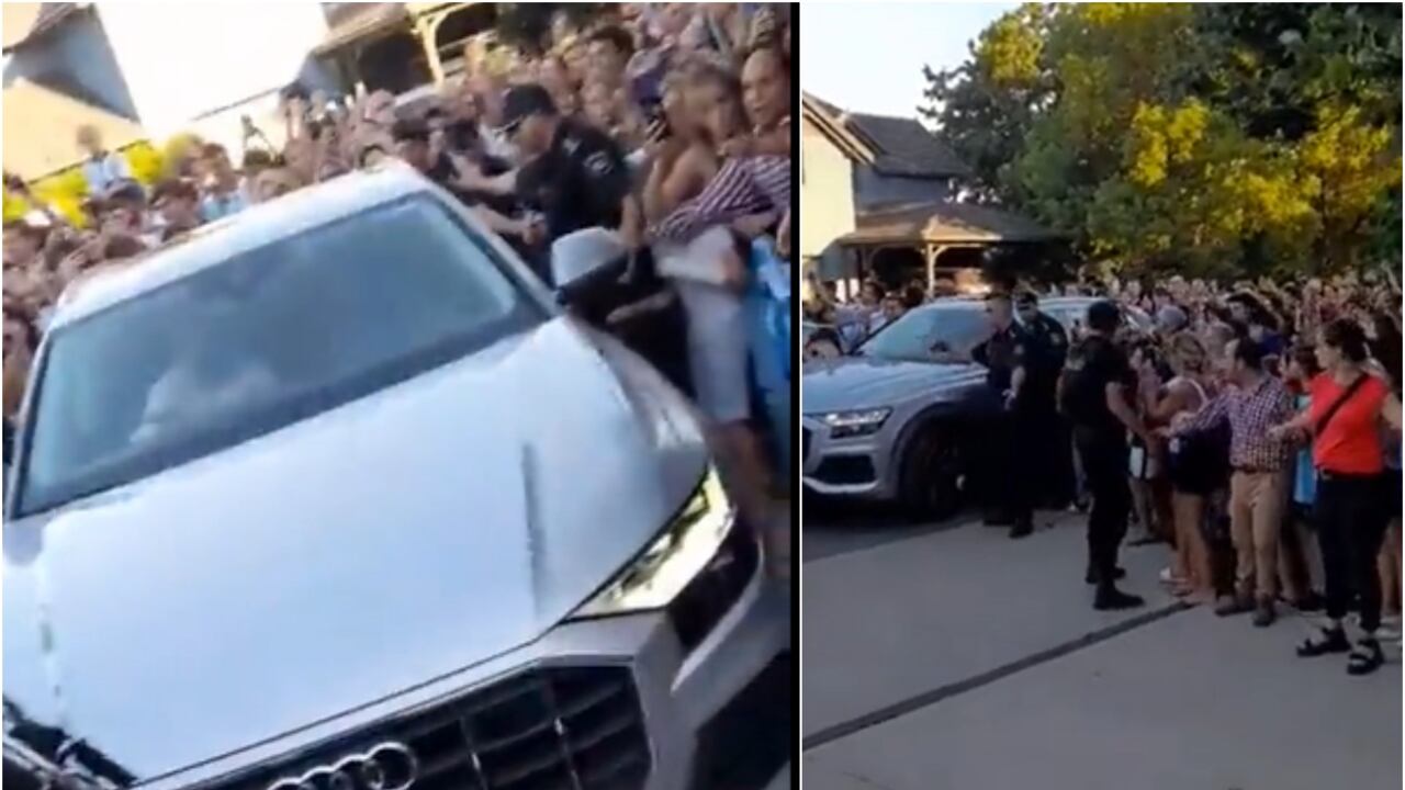 La locura que desató Messi en Rosario, Argentina
