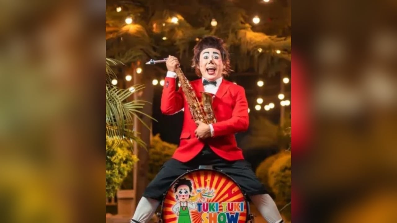 Rogers Gallegos Rodríguez, payaso Tuki Tuki.