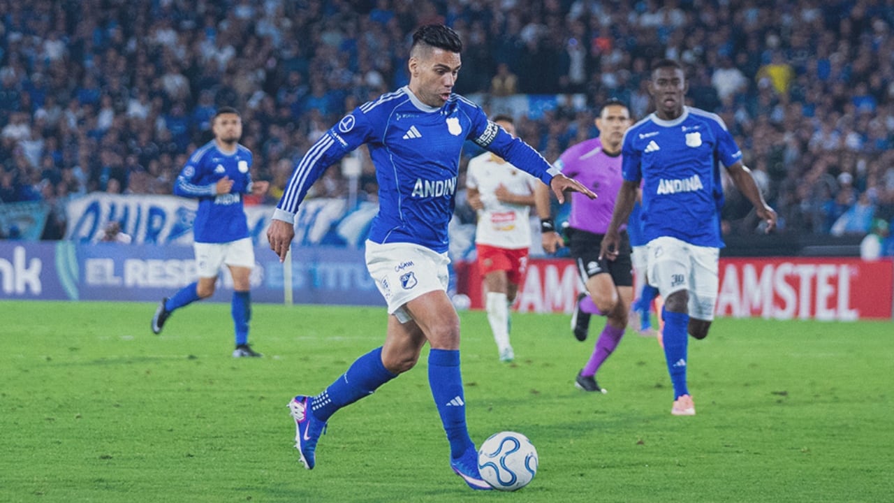 Falcao en la Copa Sudamericana.