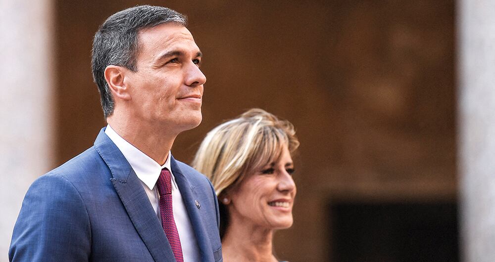 Pedro Sánchez y Begoña Gómez.