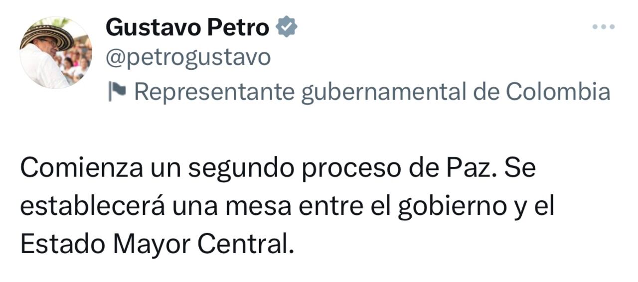 Trino presidente Gustavo Petro