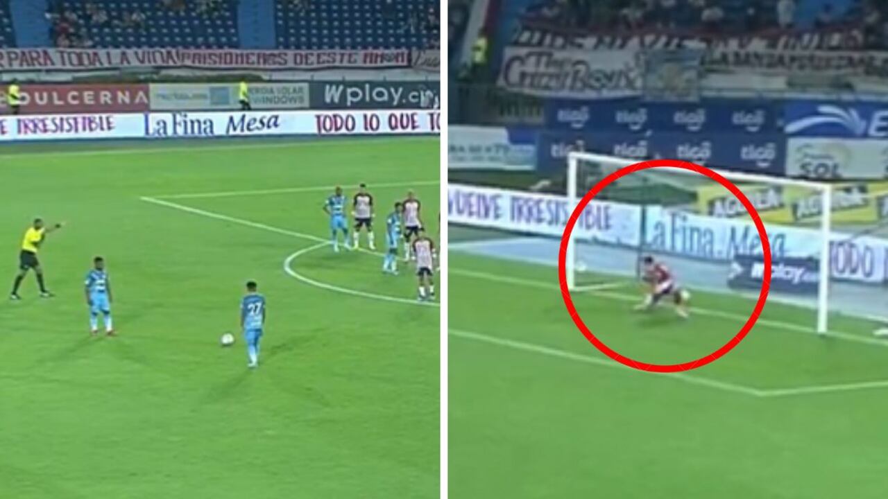 Insólito gol a Santiago Mele.