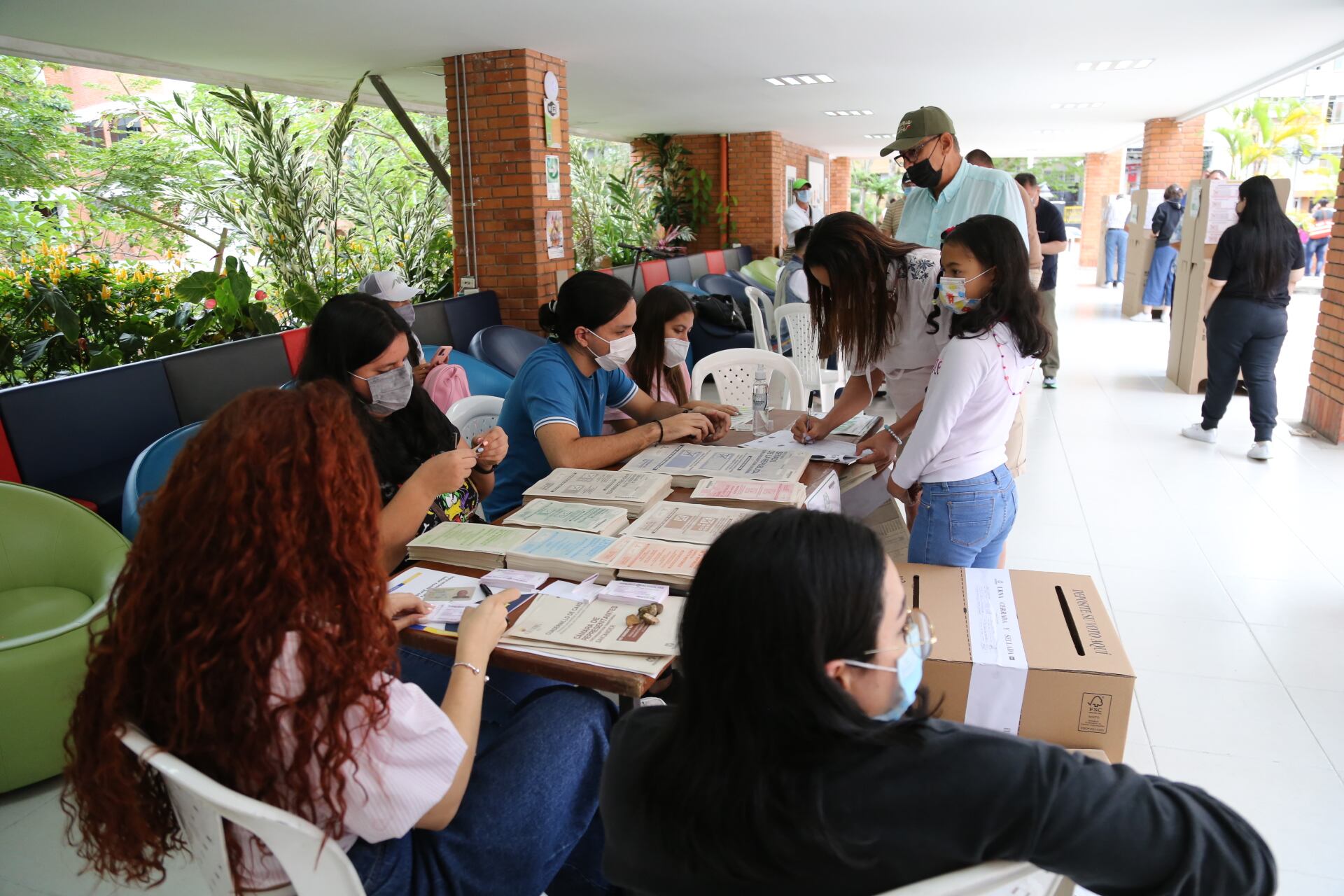 Voto Votaciones elecciones tarjeton mesas votación